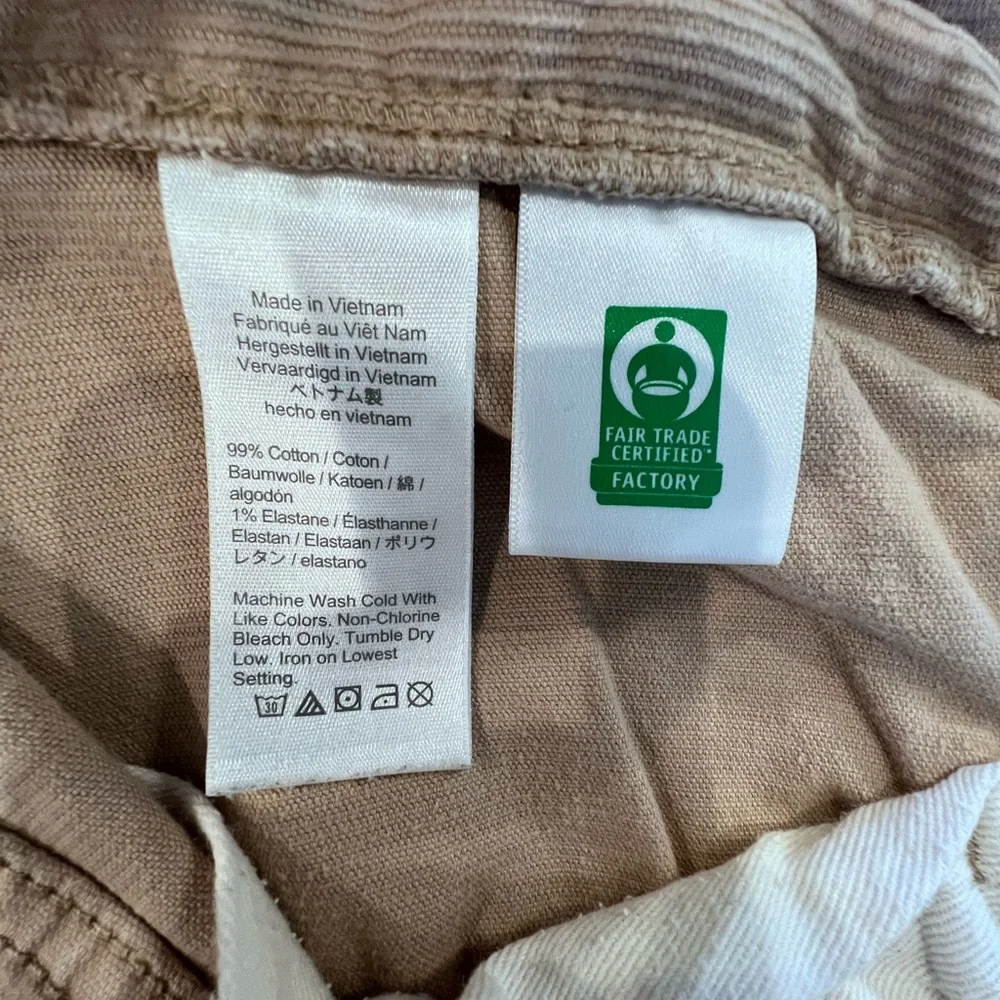 J. Crew Corduroy Tan tone Pants style 484 Size 32 W 32 L